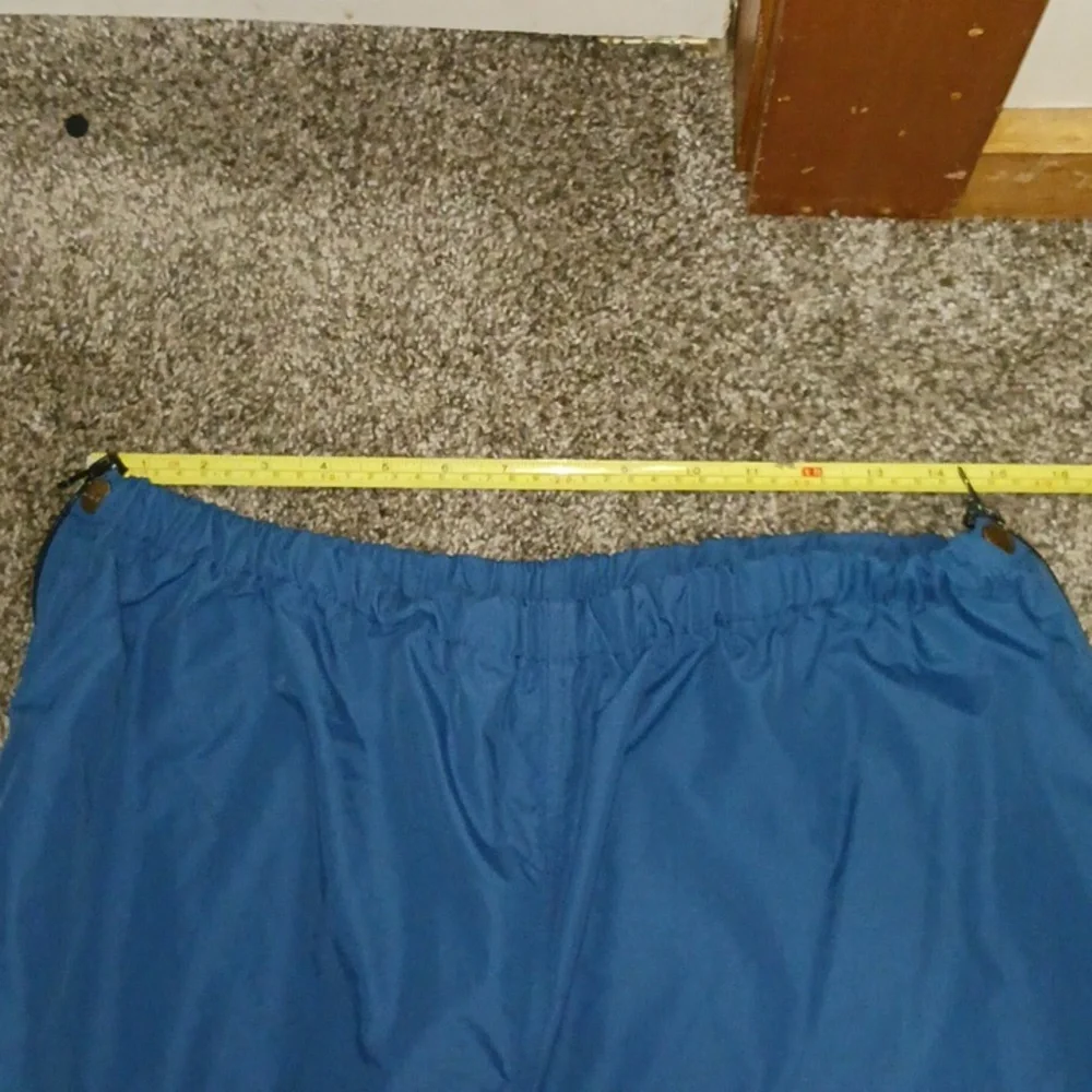 Vintage LL Bean 2-piece half zip windbreaker rain suit jogging pants - L - blue - Picture 16 of 16